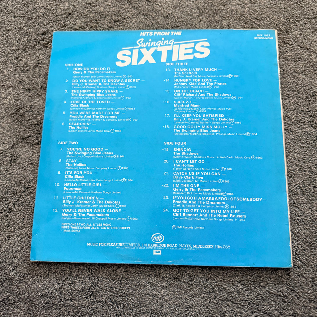 Hits From The Swinging Sixties