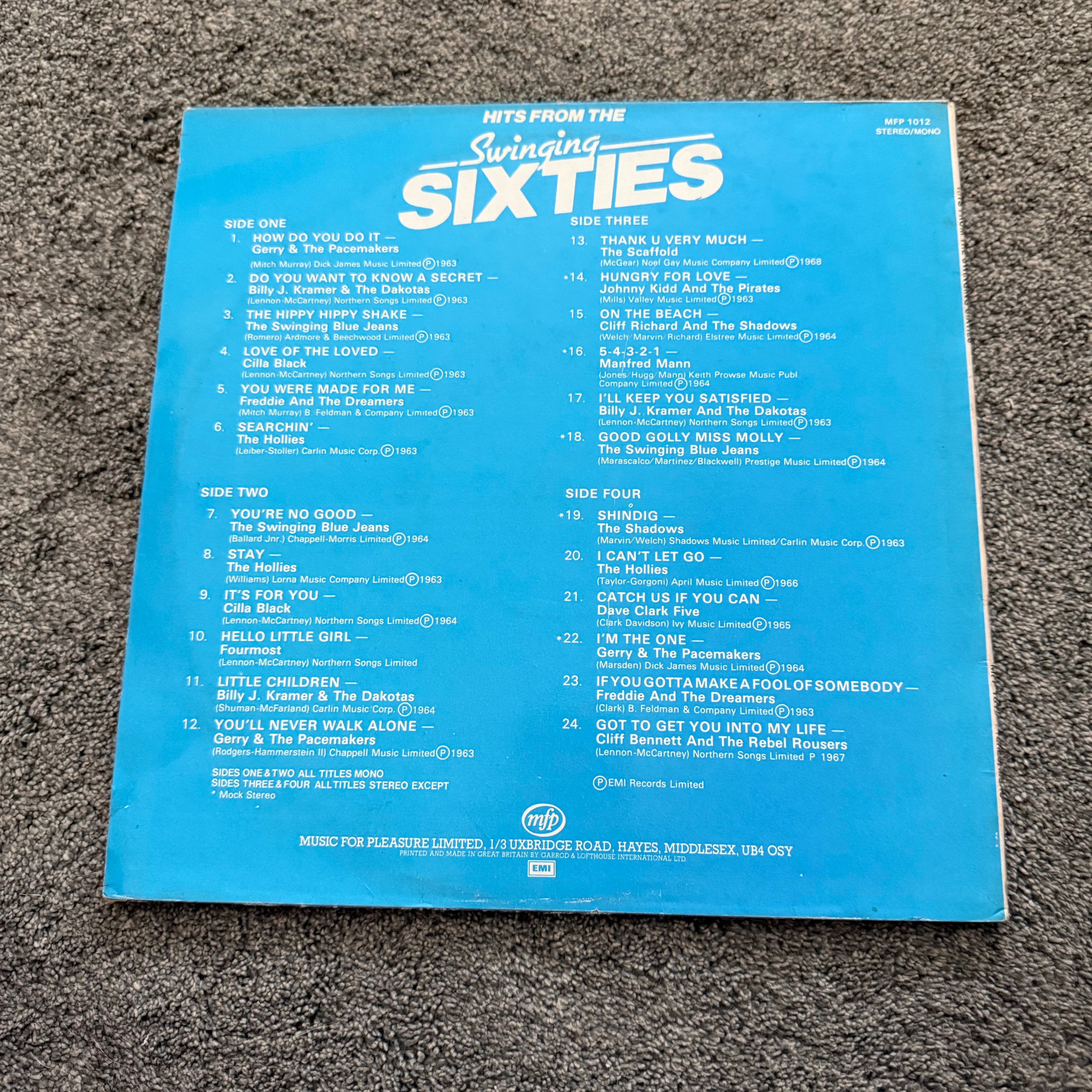 Hits From The Swinging Sixties