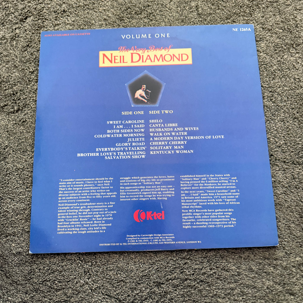 The Very Best Of Neil Diamond (Volume One)