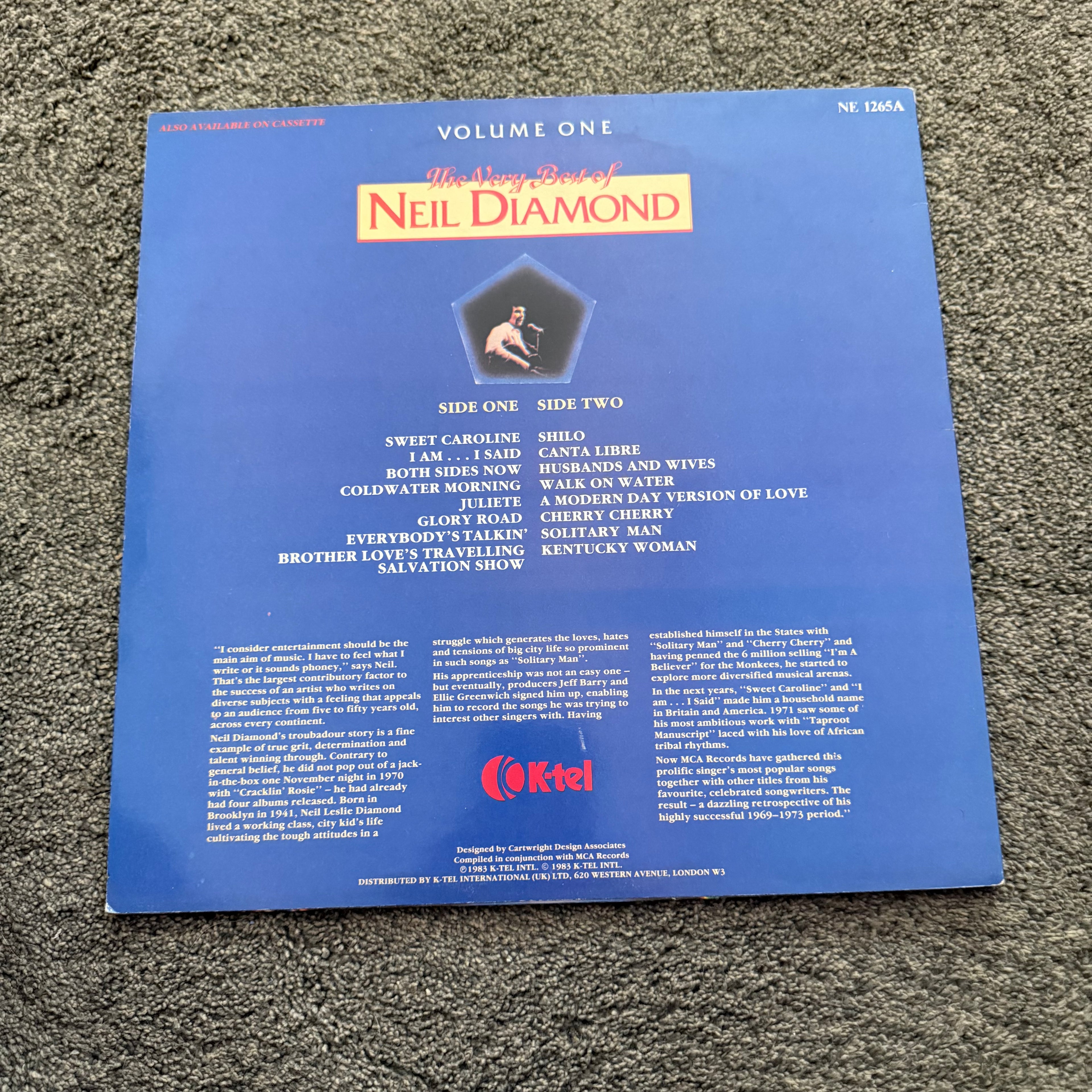 The Very Best Of Neil Diamond (Volume One)