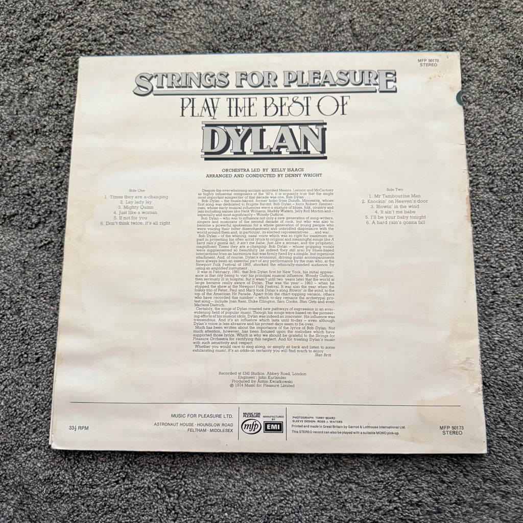 Strings For Pleasure Play The Best Of Dylan