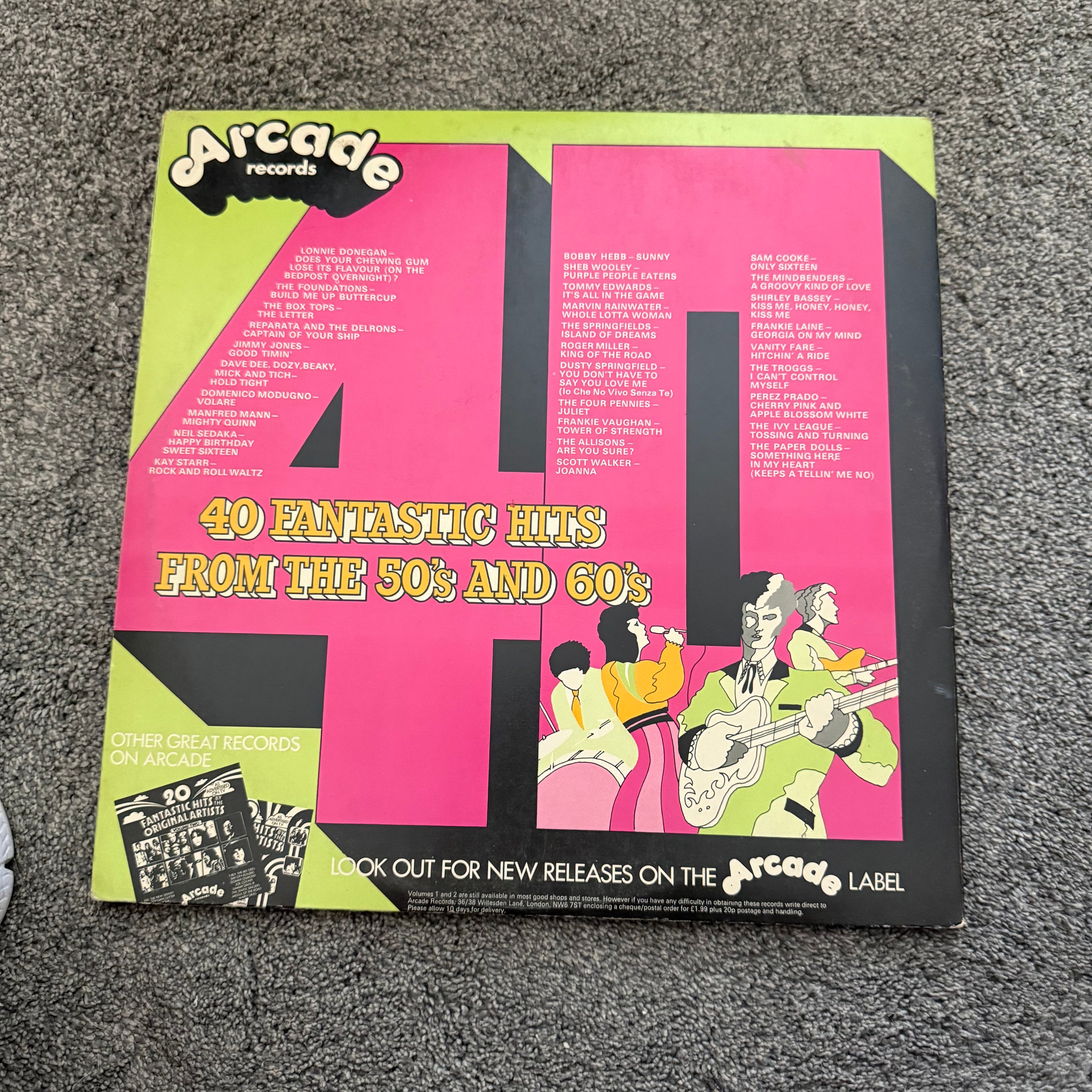 40 Fantastic Hits From The 50's And 60's