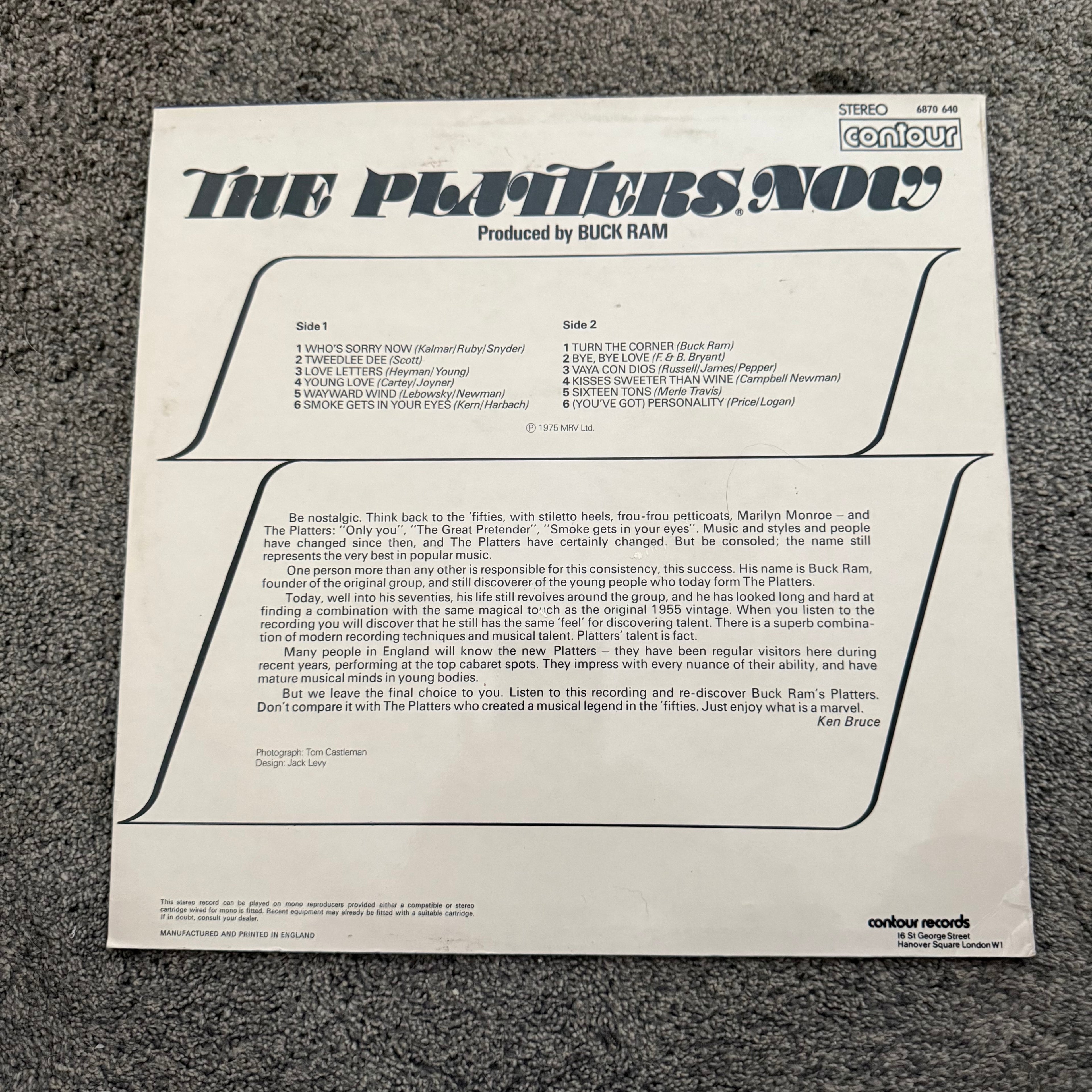 The Platters Now