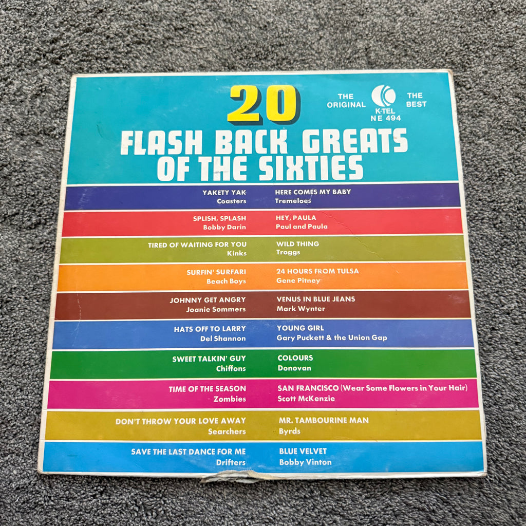 20 Flash Back Greats Of The Sixties