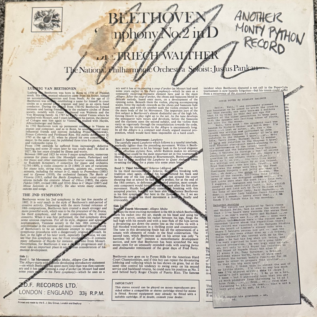 Another Monty Python Record
